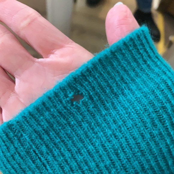 CLAN ROYAL VINTAGE LAMBSWOOL ARGYLE GRANDPA SWEATER TEAL SIZE L - Picture 3 of 7